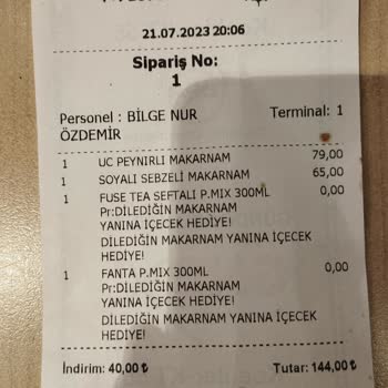 Makarnam Şekerli Soyalı Makarna