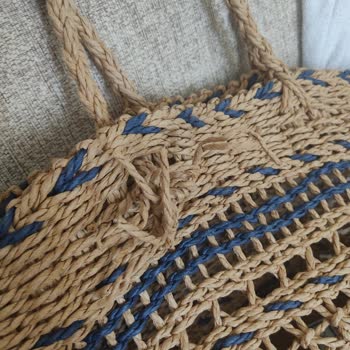 DeFacto Hasır Çanta Kalitesiz Çıktı