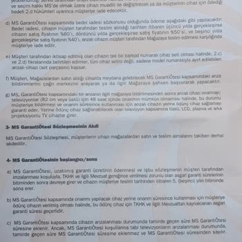 Media Markt Uzatılmış Garanti Problemi.