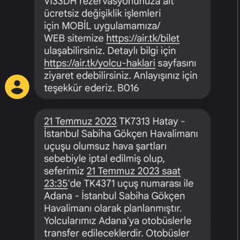 Anadolu Jet Sözde Hava Muhalefeti Gerekçesiyle Uçuş İptali