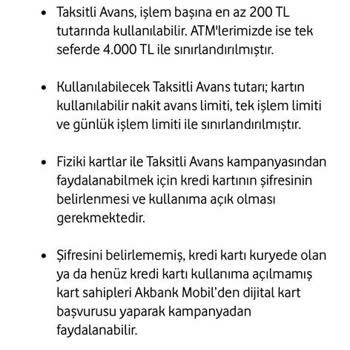 Akbank Nakit Avans Mağduriyeti