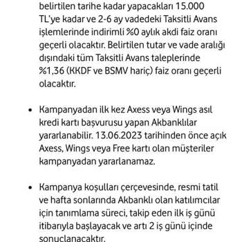 Akbank Nakit Avans Mağduriyeti