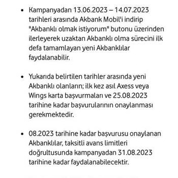Akbank Nakit Avans Mağduriyeti