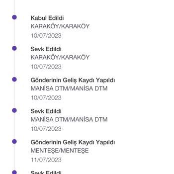 PTT Kargo PTT Tarafından Getirilmeyen Kargo