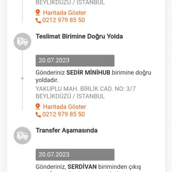 MNG Kargo Sedir Minihub Sorunu