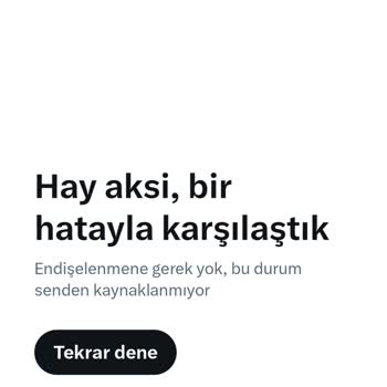 Twitter'ın Hata Vermesi