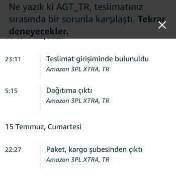 AGT Kargo Firması 6 Gündür Kargomun Teslimatını Yapmıyor