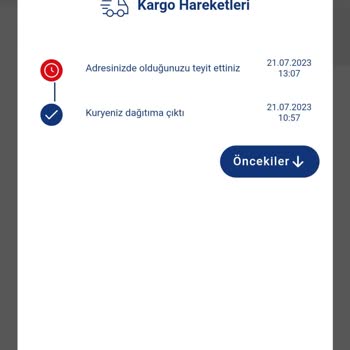 Aras Kargo Personelinin Kargomu Getirmemesi
