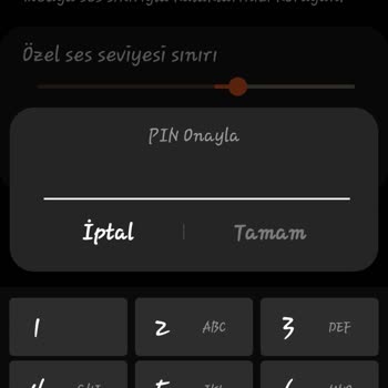 Samsung Telefon Medya Ses Sınırı Şifresi