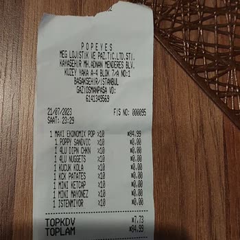 Popeyes Menü Fiyatlarını 3 Aydır Yazmıyor!