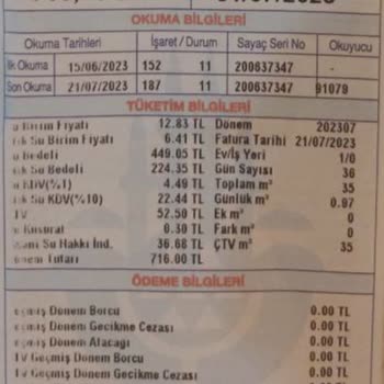 İBB - İstanbul Büyükşehir Belediyesi İSKİ Fahiş Su Faturası İtiraz