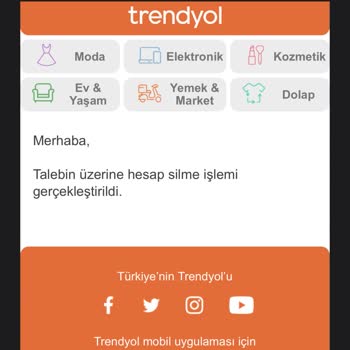 Trendyol Bildim Dışında Hesabımın Kapatılması