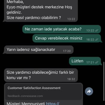 Eyyo 1 Ayı Geçti Paramı İade Etmediler