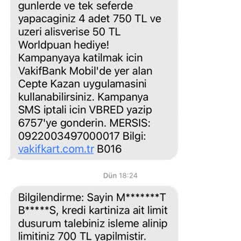 Vakıf Bankası Şikayet