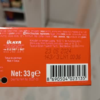 Ülker Napoliten Çikolata Bozuk