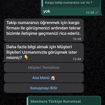 Skechers Ürünü İade Etmiyor.