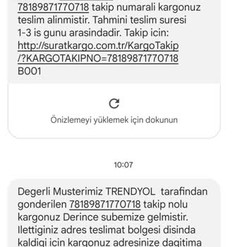 Sürat Kargo Kargonun Adrese Teslim Edilmemesi