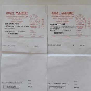 Delfi Market Lojistik Pazarlama Eksik Ve Yanlış Sipariş