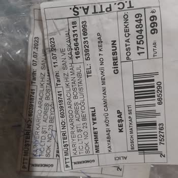 Delfi Market Lojistik Pazarlama Eksik Ve Yanlış Sipariş