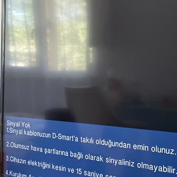 D-Smart Eksik Kanal Ve HD Görüntü Alamama