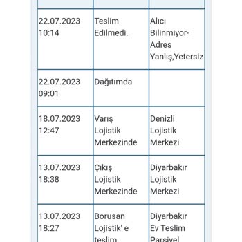 Borusan Lojistik Denizli Klima Teslim