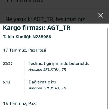AGT Kurye Gönderimi Teslim Etmiyor.