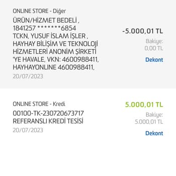 Hayhay Cüzdan Kredim Onaylanıp Hayhay A Gönderilmesine Rağmen Parama Ulaşamıyorum