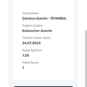 Sürat Kargo Yeni Kale Center Acente