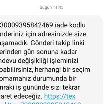 Trendyol Express Adrese Gelmeden Size Ulaşamadık Diye Mesaj Geliyor