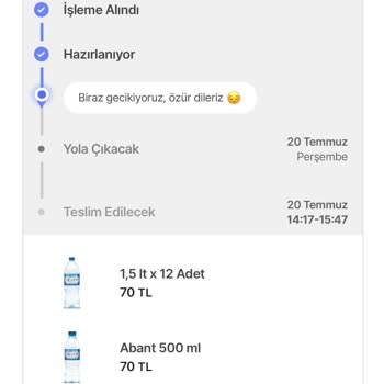 Hepsiburada Su Beklemeyin Gelmez