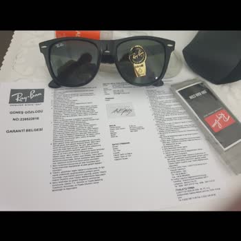 Atasun Rayban Gözlük Geçersiz Garanti Belgesi
