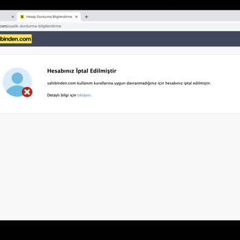 Sahibinden. Com Hesap Bilgilerimi Sızdırdı