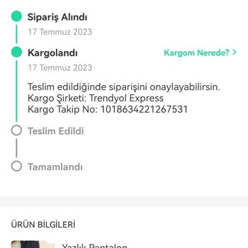 Trendyol Express Şikayet Çok Geç Geliyor