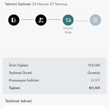 Vivense'den Aldığım Ürünün Teslim Edilmemesi