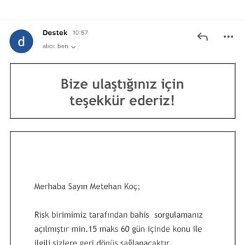 Vippark Ödememi Yapmıyor Min 15 Maksimum 60 Sonra Dönüş Yapılacak Dedi