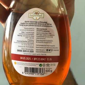 Balparmak Süzme Bal İçerisinde Sinek Çıktı!