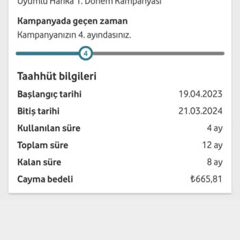 Vodafone Cayma Bedelinin Arttırılması Ve Temsilci Mağduriyeti Hk.