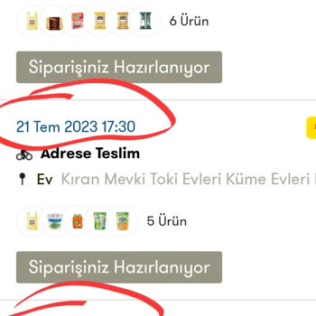 Ordu Şok Mağazası Cepte Şok Gelmeyen Sipariş
