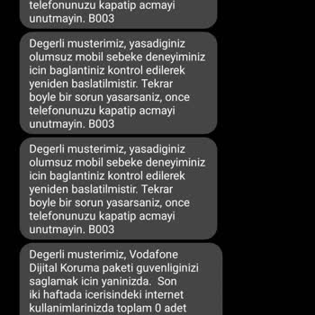 Vodafone Bu Ayıp Size Yeter!