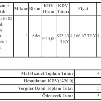 Getir Araç Yapmadığım Hasar Faturası