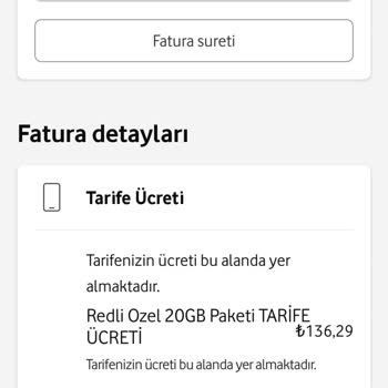 Vodafone Fatura Aşımı Diyor, Kullanmadığım Halde Ödemem Artıyor