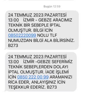 Nilüfer Turizm Firmasının Sattığı Hizmeti Vermemesi