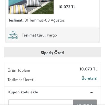 Vivense Ürünlerimin Hazırlanıyor Olup Tedarik Edilmemesi