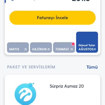 Turkcell Fazla Fatura Ücreti