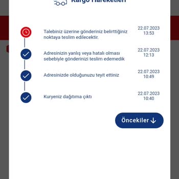 Aras Kargo Kargonun Belirtilen Adrese Gelmemesi