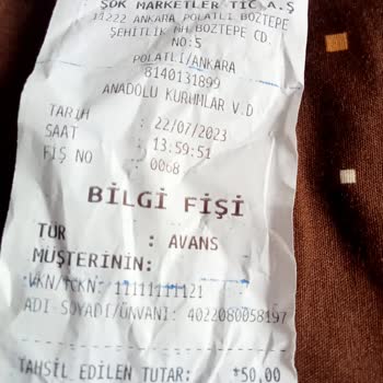 İninal Kartıma Param Gelmedi