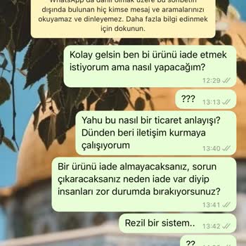 Şule Giyim Mesajlara Cevap Vermiyorlar