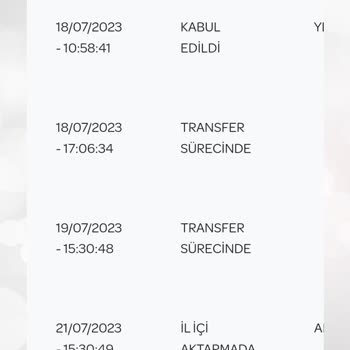 PTT Kargo Kargo Gecikmesi