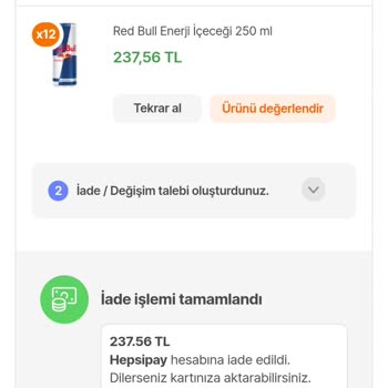 Hepsiburada Ücret İadesi Yapmıyor