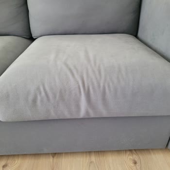 Repeated Stains on the Seat Cushions of a IKEA Vimle Three-Seat Sofa